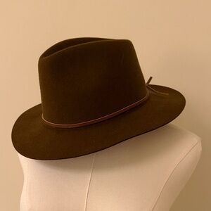 Brixton Tan Fedora Hat